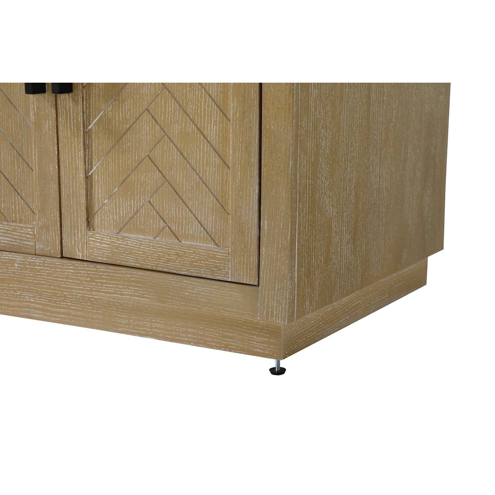 72 inch Double Bathroom Vanity in Linen Oak