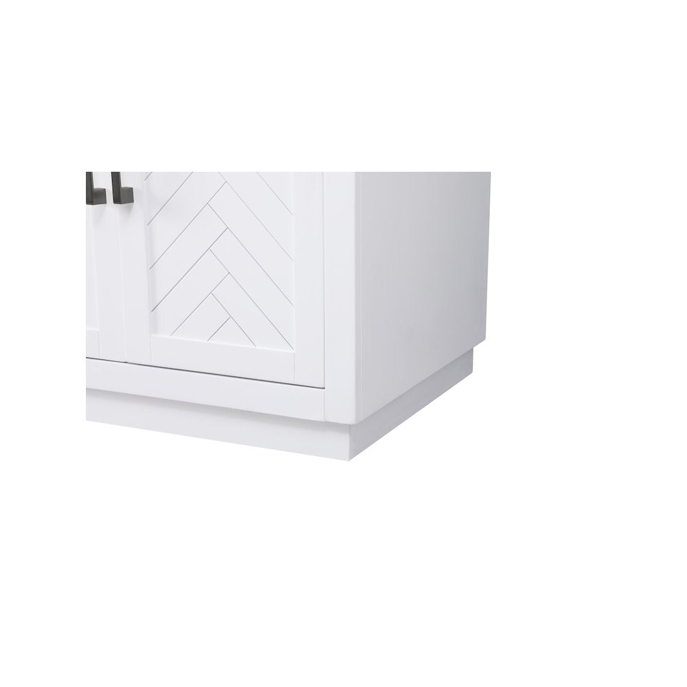 72 inch Double Bathroom Vanity in White