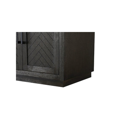 84 inch Double Bathroom Vanity in Chocolate Oak