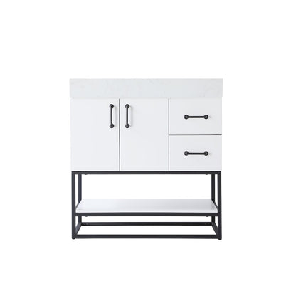 32 inch Single Bathroom Vanity in White