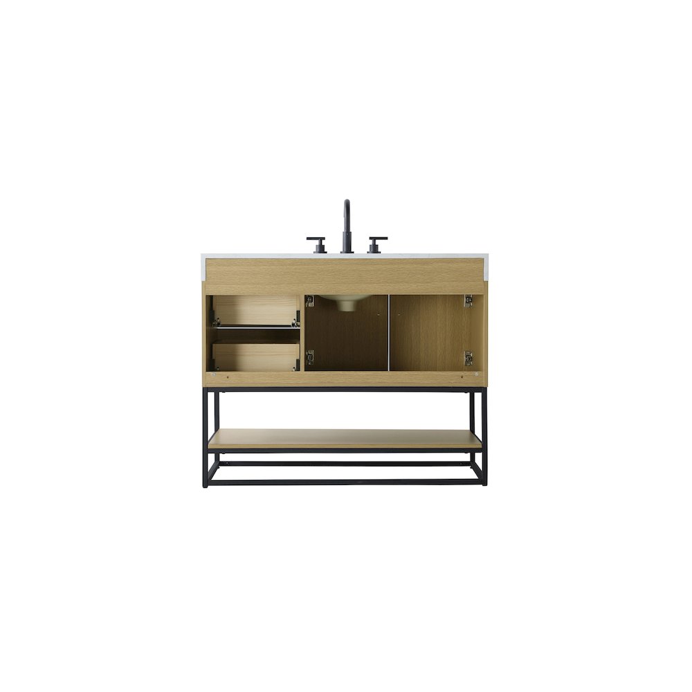 42 inch Single Bathroom Vanity in  Honey Brown