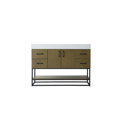 48 inch Single Bathroom Vanity in Chestnut Brown
