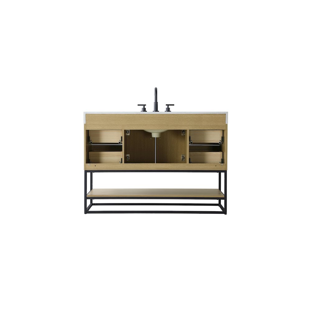 48 inch Single Bathroom Vanity in  Honey Brown