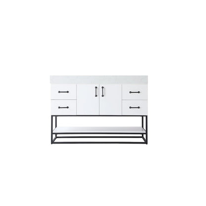 48 inch Single Bathroom Vanity in White