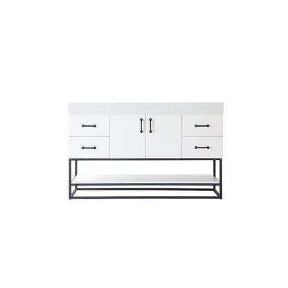 54 inch Single Bathroom Vanity in White