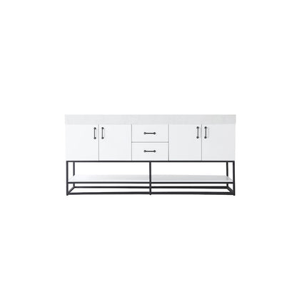 72 inch Double Bathroom Vanity in White