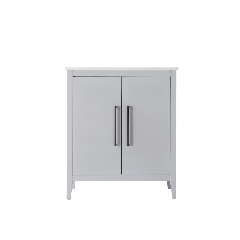 30 Inch Single Bathroom Vanity In Grey
