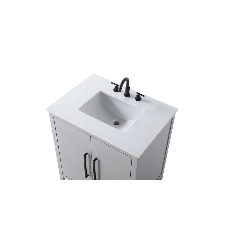 30 Inch Single Bathroom Vanity In Grey