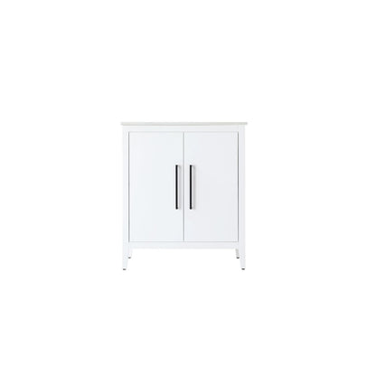 30 Inch Single Bathroom Vanity In White