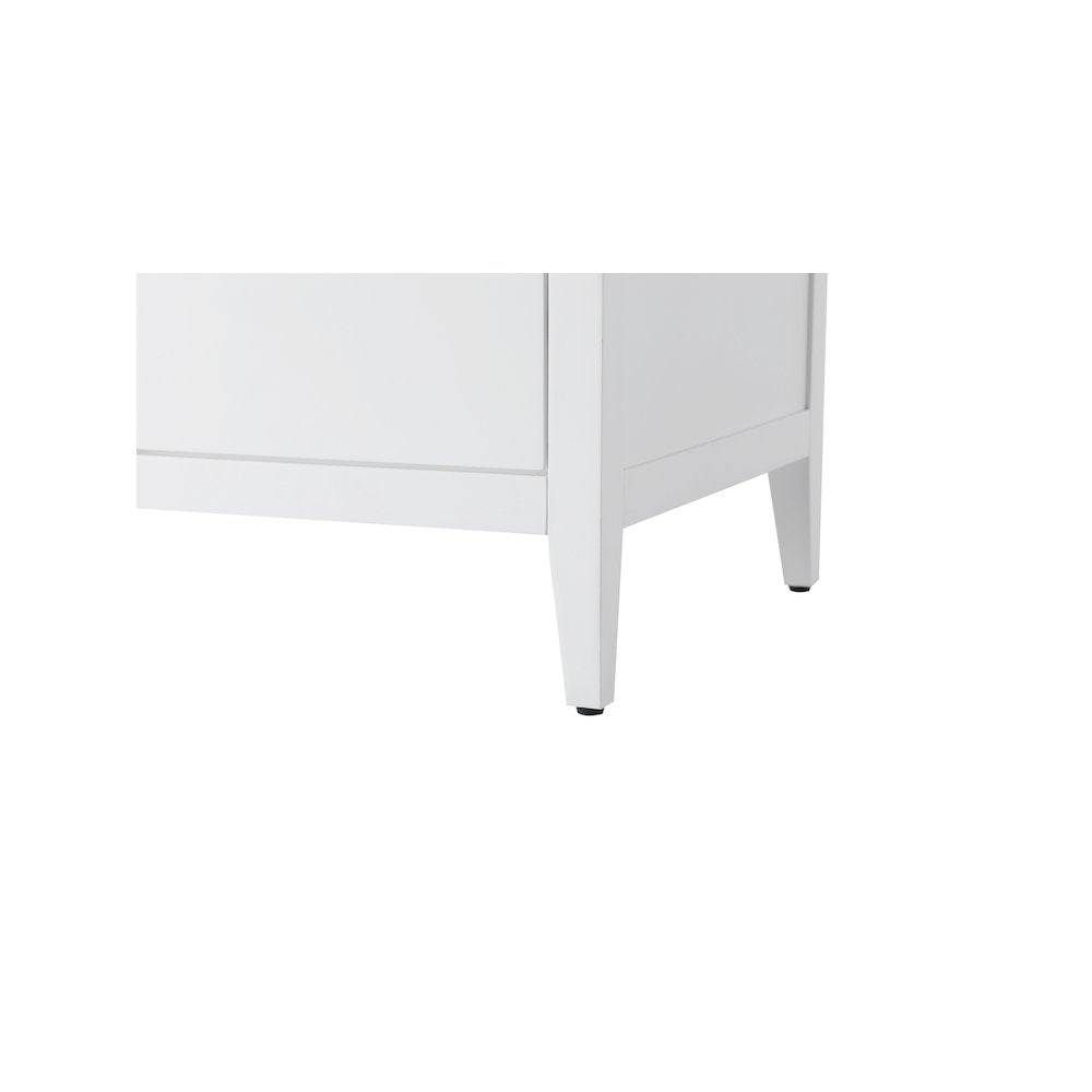 30 Inch Single Bathroom Vanity In White