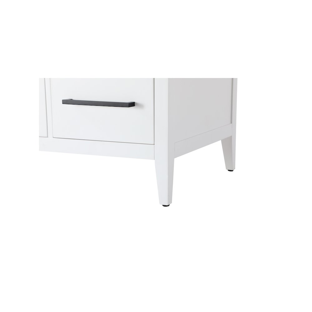 42 Inch Single Bathroom Vanity In White
