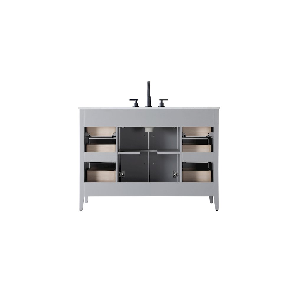 48 Inch Single Bathroom Vanity In Grey