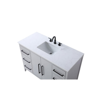 48 Inch Single Bathroom Vanity In Grey