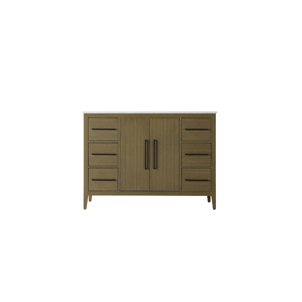 48 Inch Single Bathroom Vanity In Chestnut Brown