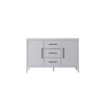 54 Inch Double Bathroom Vanity In Grey
