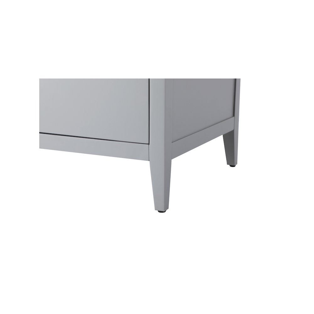54 Inch Double Bathroom Vanity In Grey
