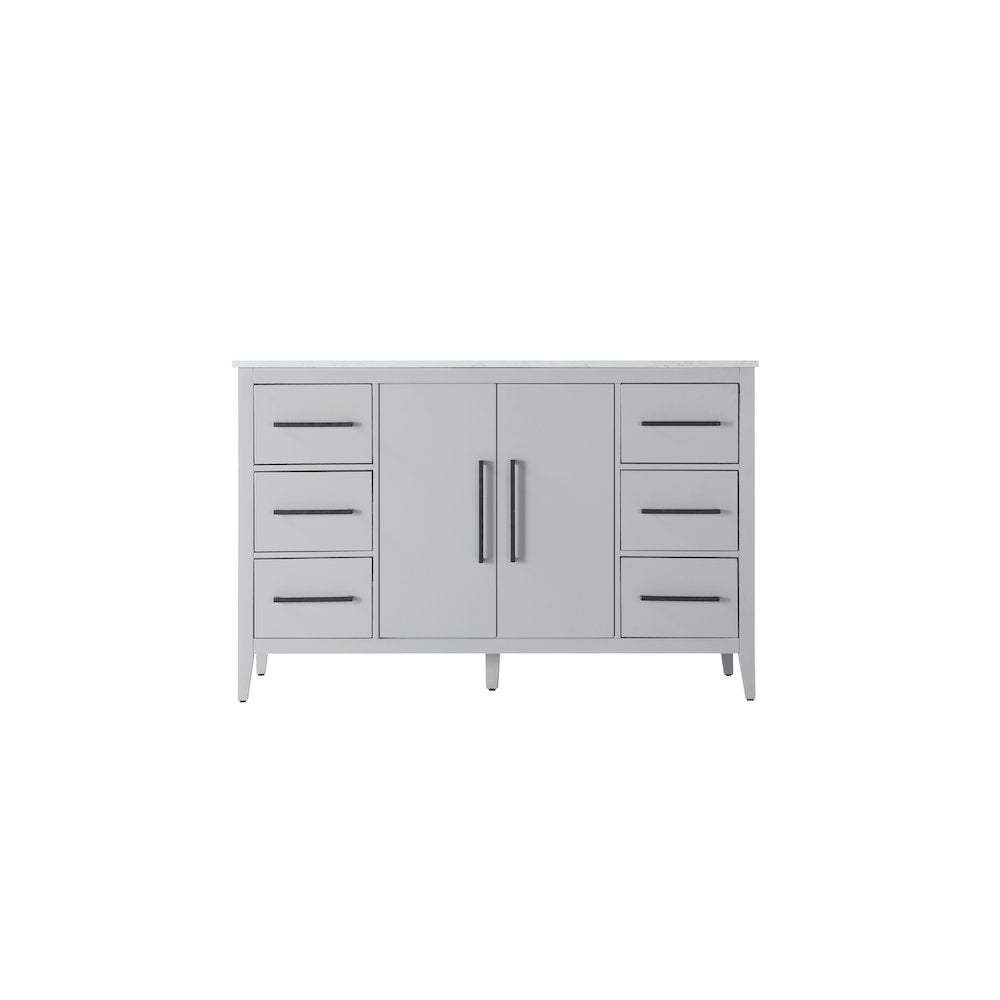 54 Inch Single Bathroom Vanity In Grey