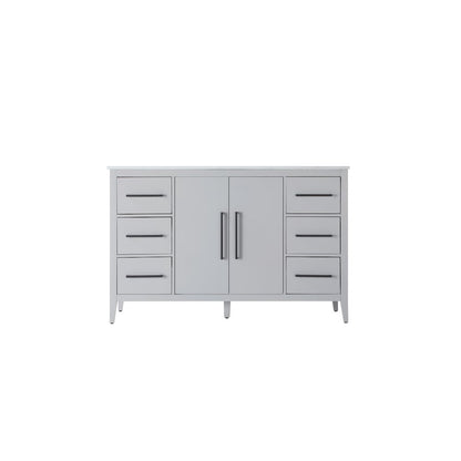 54 Inch Single Bathroom Vanity In Grey