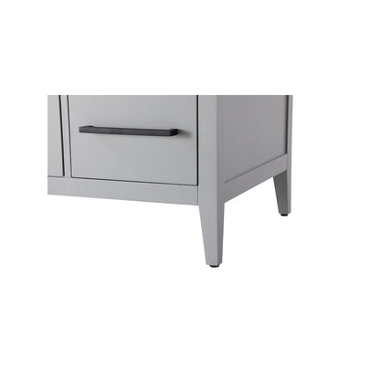 60 Inch Single Bathroom Vanity In Grey