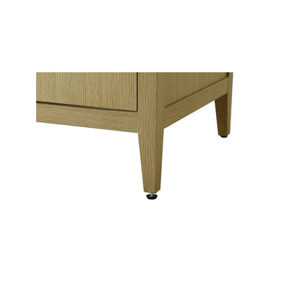 60 Inch Single Bathroom Vanity In Honey Brown