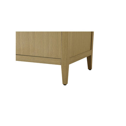 72 Inch Double Bathroom Vanity In Honey Brown