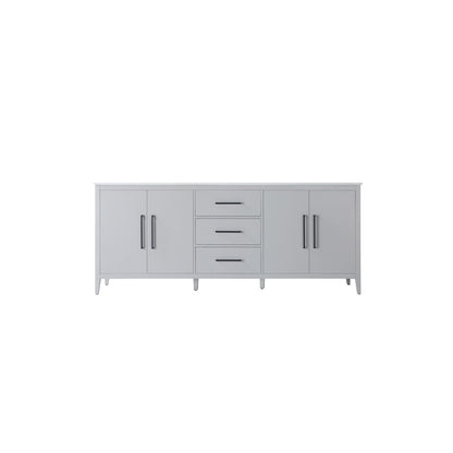 84 Inch Double Bathroom Vanity In Grey