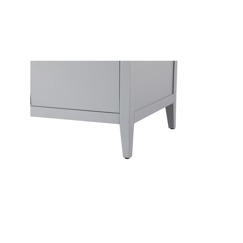 84 Inch Double Bathroom Vanity In Grey