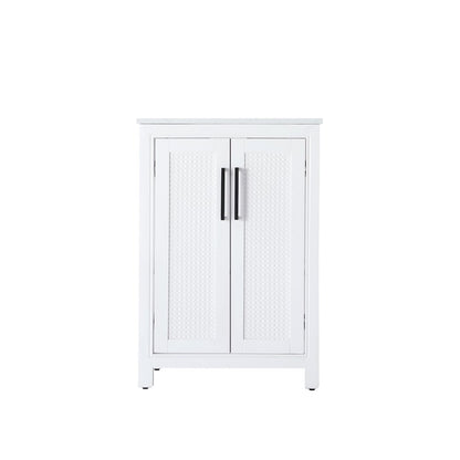 24 Inch Single Bathroom Vanity In White