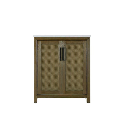 30 Inch Single Bathroom Vanity In Hazel Oak