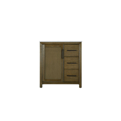 32 Inch Single Bathroom Vanity In Hazel Oak