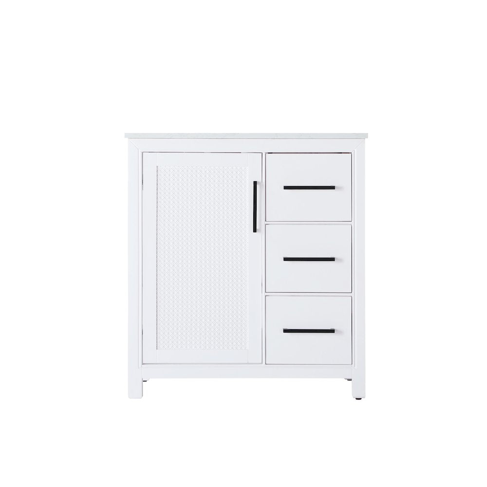 32 Inch Single Bathroom Vanity In White