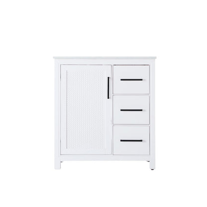 32 Inch Single Bathroom Vanity In White