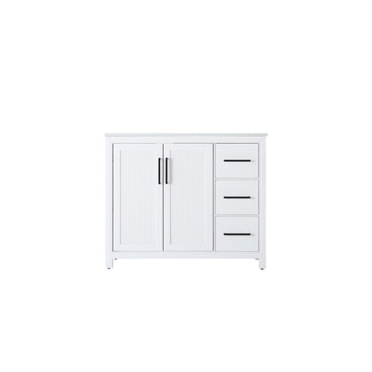 42 Inch Single Bathroom Vanity In White