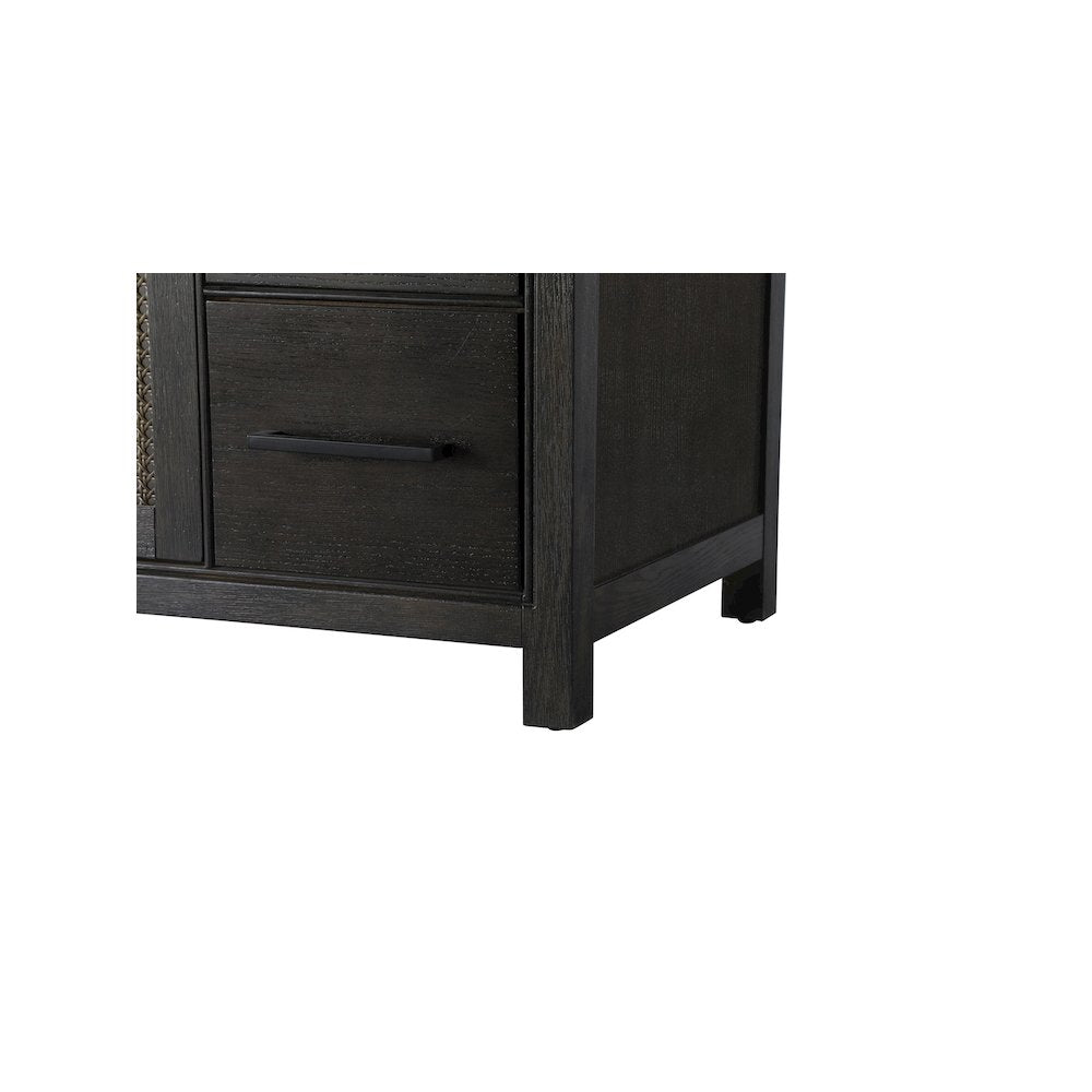 48 Inch Single Bathroom Vanity In  Chocolate Oak