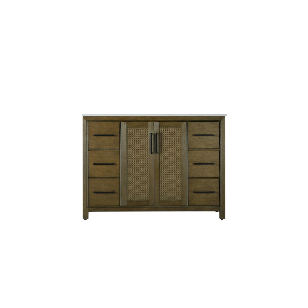 48 Inch Single Bathroom Vanity In Hazel Oak