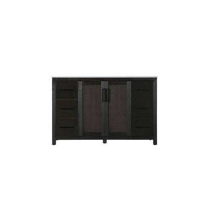 54 Inch Single Bathroom Vanity In Chocolate Oak