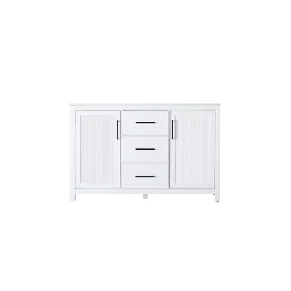 54 Inch Double Bathroom Vanity In White