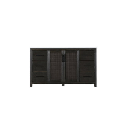 60 Inch Single Bathroom Vanity In Chocolate Oak