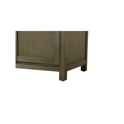 60 Inch Double Bathroom Vanity In Hazel Oak