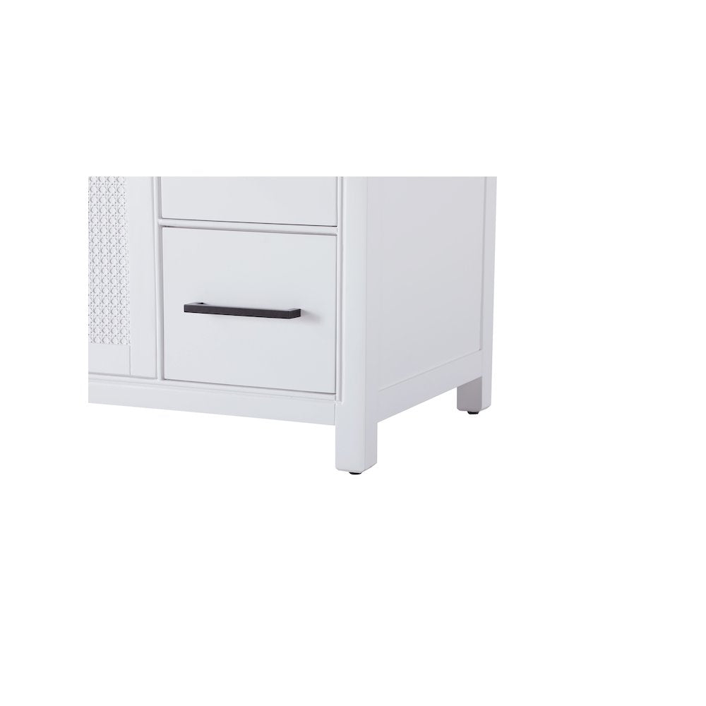 60 Inch Single Bathroom Vanity In White