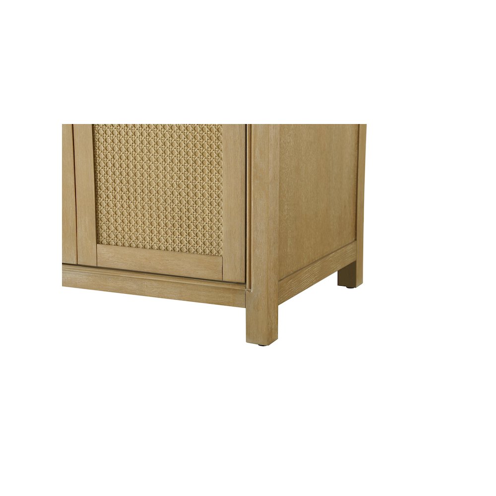 84 Inch Double Bathroom Vanity In Linen Oak