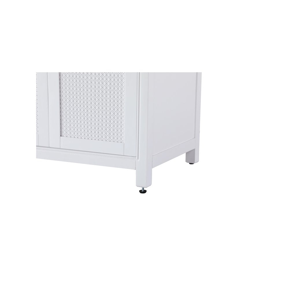 84 Inch Double Bathroom Vanity In White