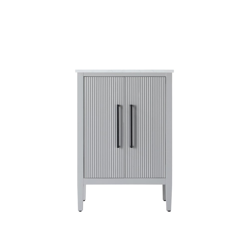 24 inch Single Bathroom Vanity in Grey