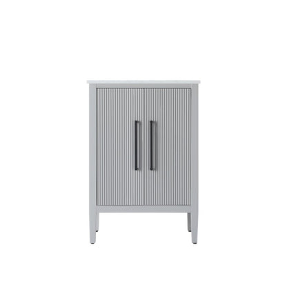 24 inch Single Bathroom Vanity in Grey