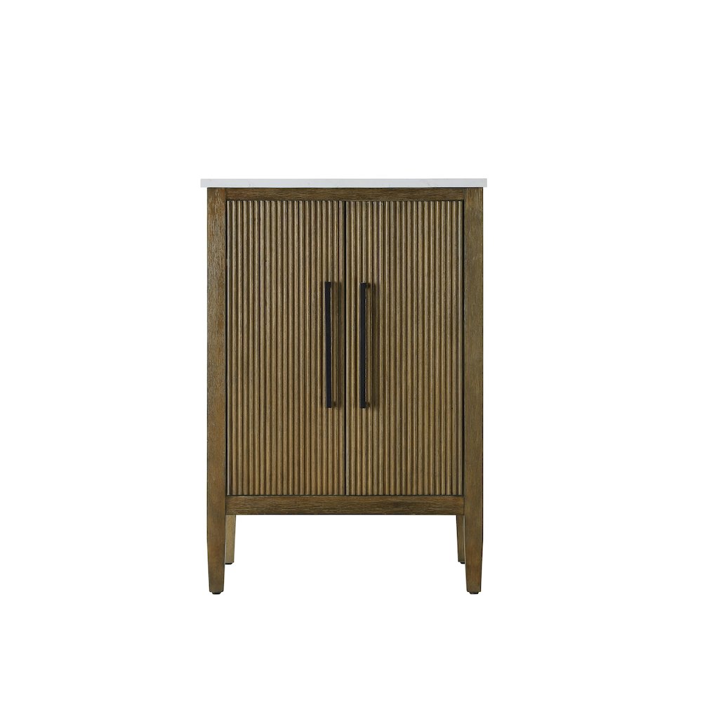 24 inch Single Bathroom Vanity in Hazel Oak