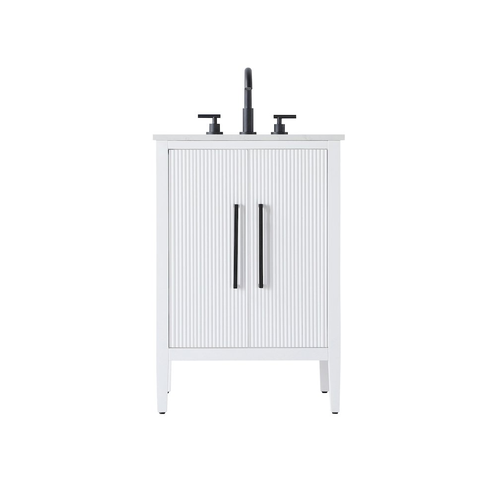 24 inch Single Bathroom Vanity in White