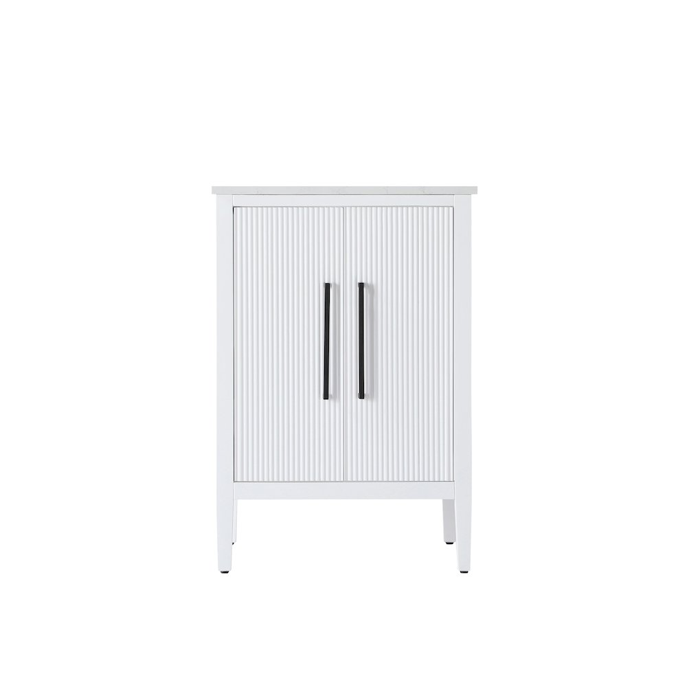24 inch Single Bathroom Vanity in White
