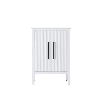 24 inch Single Bathroom Vanity in White