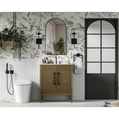 30 inch Single Bathroom Vanity in Hazel Oak
