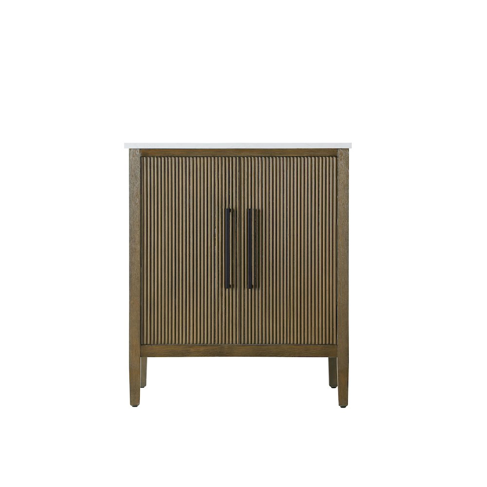 30 inch Single Bathroom Vanity in Hazel Oak